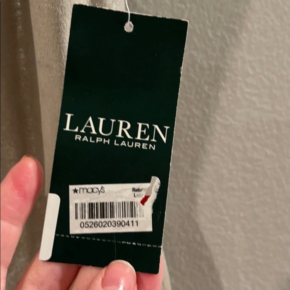 NWT Lauren Ralph Lauren Chris Silver Dress - Picture 9 of 15